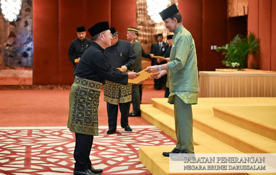His Majesty Presents and Receives Letters of Credence - The House of Bolkiah